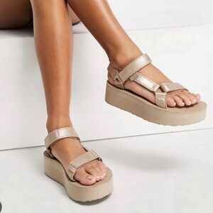 Teva Women’s Sandals - Gold Metallic Light Brown